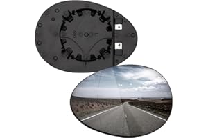 LOIYLLEN Driver Side Mirror Replacement for Mini Cooper 2007 2008 2009 2010 2011 2012 2013 2014 2015 - Left Side Mirror Glass