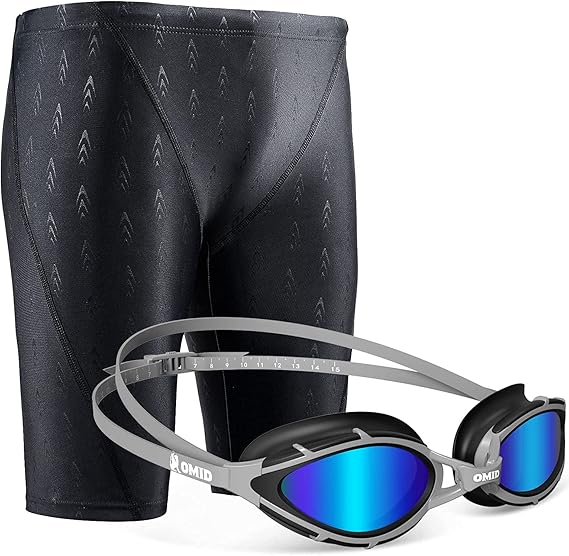 OMID Men's Swimming Jammers Endurance+ Quick Dry Solid