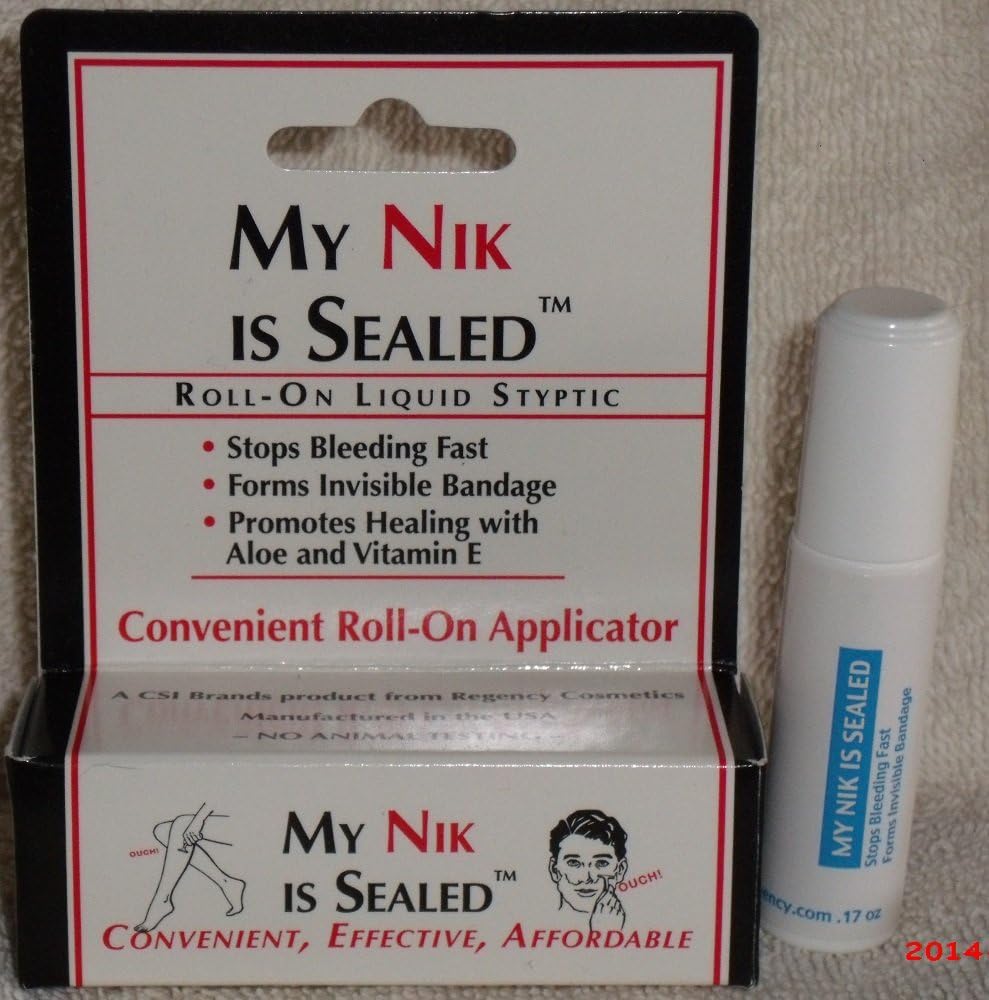 6 My Nik Is Sealed Styptic Pencil 0.17 Oz./5ml Pets and