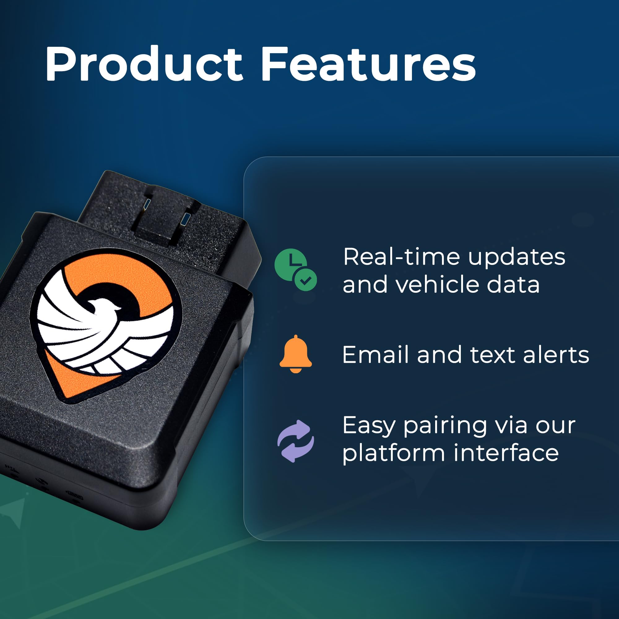 Trackhawk OBD GPS Tracker for Vehicles - Plug & Play 4G LTE Tracker for Cars, Trucks, SUVs, and Fleets - Live Tracking, Geofence Alerts, Speed Monitoring, Subscription Required
