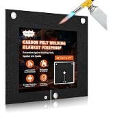 kaidun Welding Blanket Fireproof, Soldering Heat Shield Mat, 12x12 Inch | Opening Shape, Welding Blanket, Welding Pad, Welding Mat, Brazing Heat Shield, HVAC Tools, for Torch Plumbing Copper Pipe