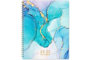 ATTITILL 2024-2025 Teacher Planner - Teacher Lesson Planner 2024-2025, Academic Planner from July 2024 to June 2025, 9.8" x 7.7", Lesson Planner 2024-2025 Academic Year with Inspirational Quotes