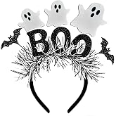 Halloween Boo Headband Bats Ghost Headwair for Halloween Party Women Adult | Boo Headband, Halloween Ghost Headband, Bat Headband, Spooky Headband, Ghost Costume , Adult Women