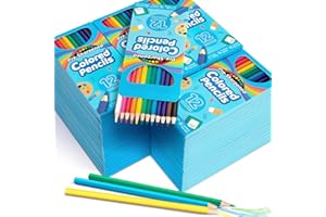 Jumlys 864 Count Colored Pencils Bulk, 72 Packs Pre-sharpened Coloring Pencils for Kids in 12 Colors, Bulk School Supplies for Teachers, Ideal Back to School Supplies & Classroom Prizes