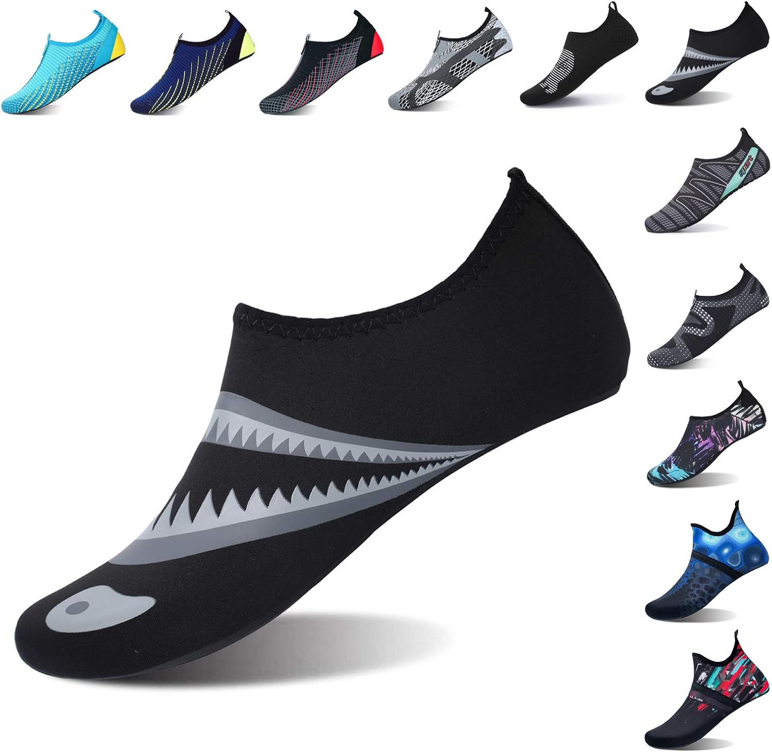 L-RUN Unisex Water Shoes Barefoot Skin Shoes for Run Dive Surf Swim Beach Yoga