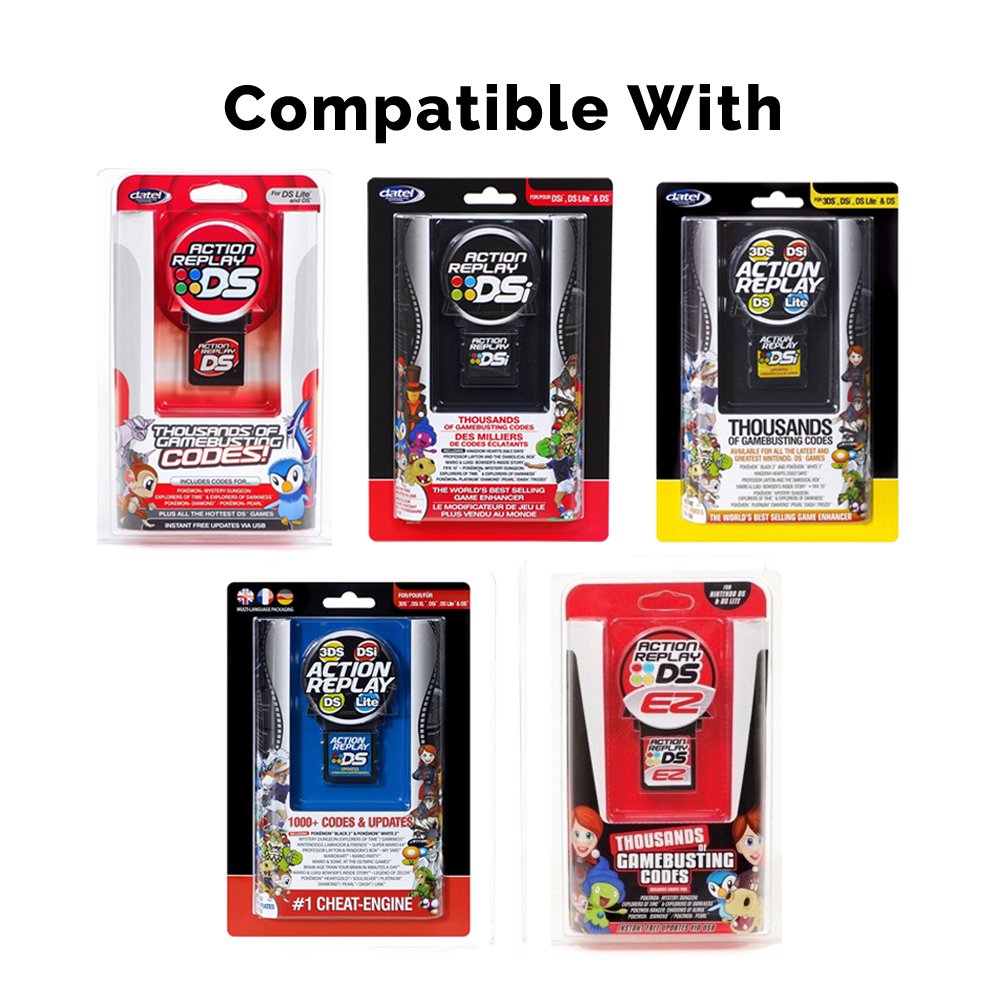 GodMode USB Data Cable Cord for Action Replay DS / DS Lite / DSi / 3DS Nintendo Datel Pokemon Video Game Cheat Codes