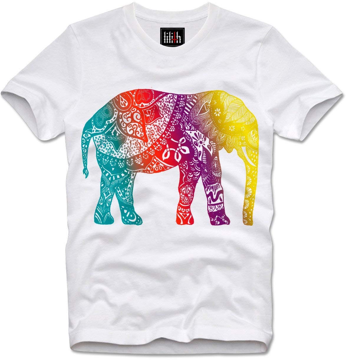 Indian Elephant Elefant Indien India Goa Chakra Meditation Yoga Esoteric Esoterik Healing T Shirt