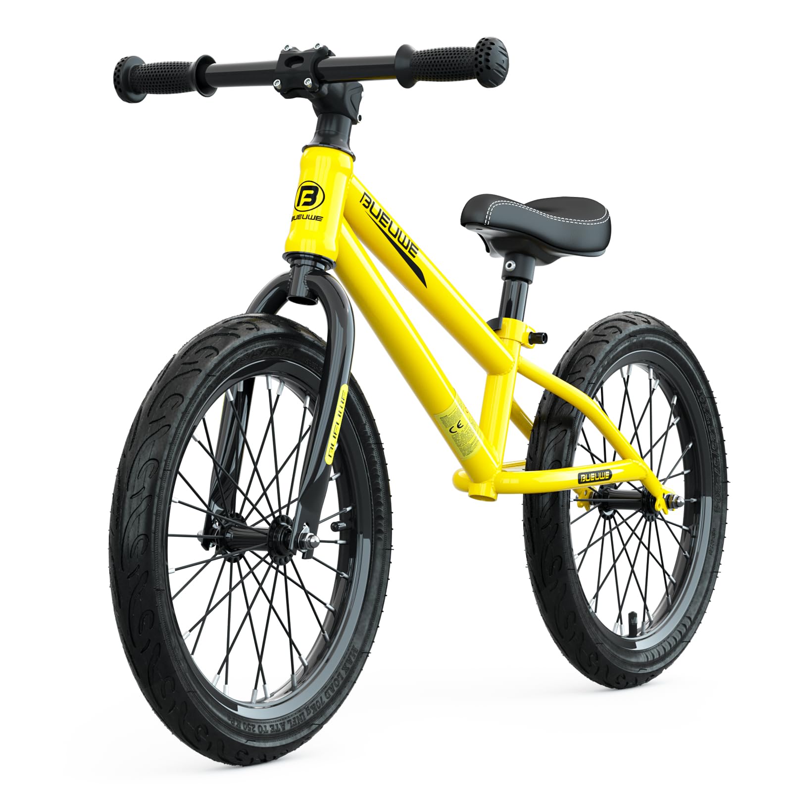 GASLIKE Bicicletta Bambini 16 Pollici – Da 4 A 8 Anni, Altezza 85-115 Cm, Telaio Acciaio Carbonio, Freni E Sella Regolabile
