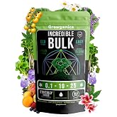 Organic Bloom Booster, Incredible Bulk 0.1-10-25. Organic Vegan Plant Food (1lb)