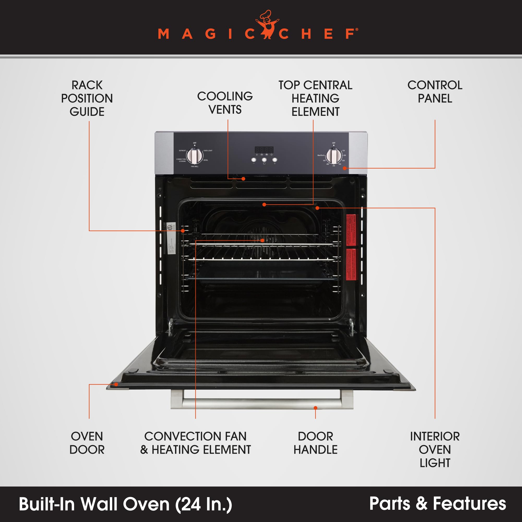 Magic Chef MCSWOE24S Electric 24