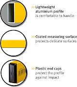 Stabila 70 Single Plumb Box Section Spirit Level Set 3 Piece view 4