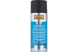 Hycote Fast Drying Extreme Heat Aerosol Car Spray Paint, Black, 13.5 Oz