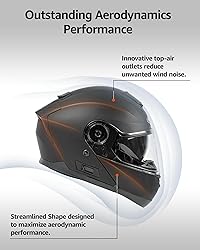YEMA Modular Motorcycle Helmets, DOT Approved Full