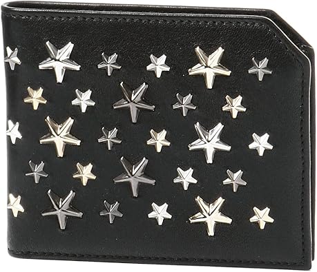 返品送料無料 ジミーチュウ Albany 2つ折り財布 財布 メンズ レディース レザー ブラック Jimmy Choo Brandoff ブランドオフ ブランド ブランド財布 レディース財布 サイフ 新しいコレクション Greenandfresh Com Co