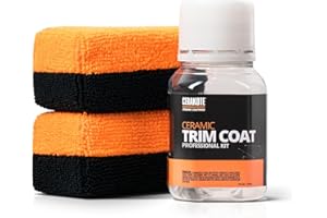 CERAKOTE® Trim Coat Professional Pack (4 oz. Bottle) - Professional Grade Ceramic Coating - Black Trim Restoration to Last Over 200 Washes