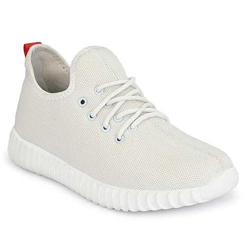 Buy Clark Creation White Smart Mens Sports Running Shoes With