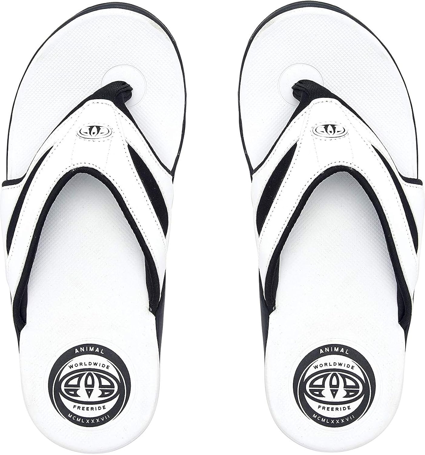 animal fader flip flops size 11