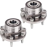 PAROD 2pcs 512460 Front/Rear Wheel Hub and Bearing Assembly Compatible with 2011-2019 Ford Explorer, 2013-2018 Ford Police Interceptor Utility 5 Lugs Non-ABS