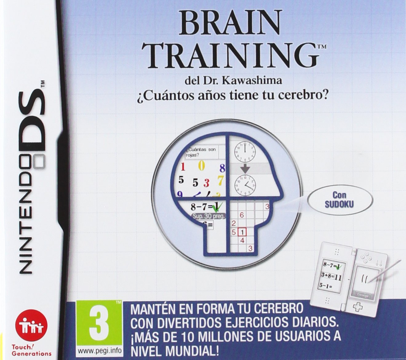Resultado de imagen de 10. Brain Training (Nintendo, 2006)