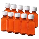 Plastic Amber Liquid Medicine Bottles with Child