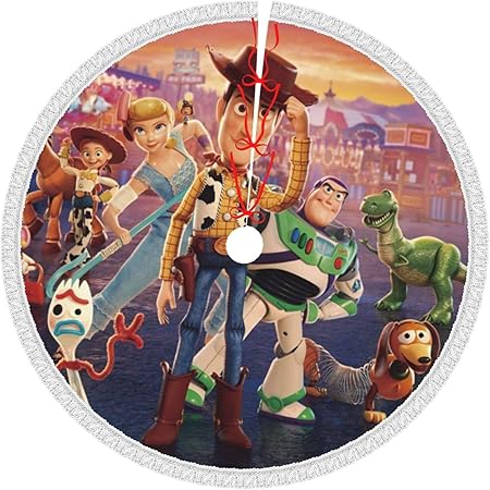 Amazon Co Jp Toy Story トイ ストーリー 3 クリスマスツリースカート 円型 クリスマス 立体飾り ツリースカート敷物 クリスマスパーティー 豪華 可愛い 雰囲気 カーペット ラウンド フロアマット インテリア 飾り おもちゃ