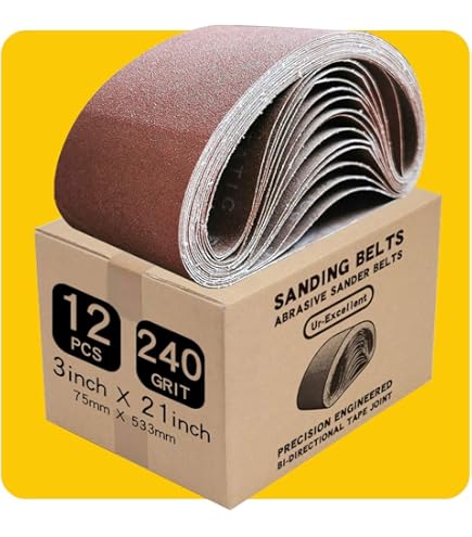 2 X 42 Inch Ceramic Sanding Belts, 2x42 Metal Grinding Belts, 36/40/60