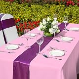 ELECLAND Plastic Table Covers 4pcs 137 x 274 cm Pink Rectangle PEVA view 6