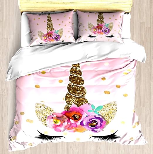 unicorn king size duvet set
