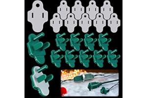 TTQ Set of 10 Weatherproof Gaskets and Plug Protector Covers,Outdoor/Indoor Extension Cord Outlet Gasket and Plugs Covers,Waterproof Outdoor Plug Protector for Electrical Outlets,Stop Gfcis from Tripping