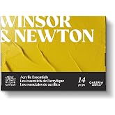 Winsor &amp; Newton Galeria Acrylic Paint, Set of 10x12ml Tubes (includes 2 Brushes, Pad, Palette)