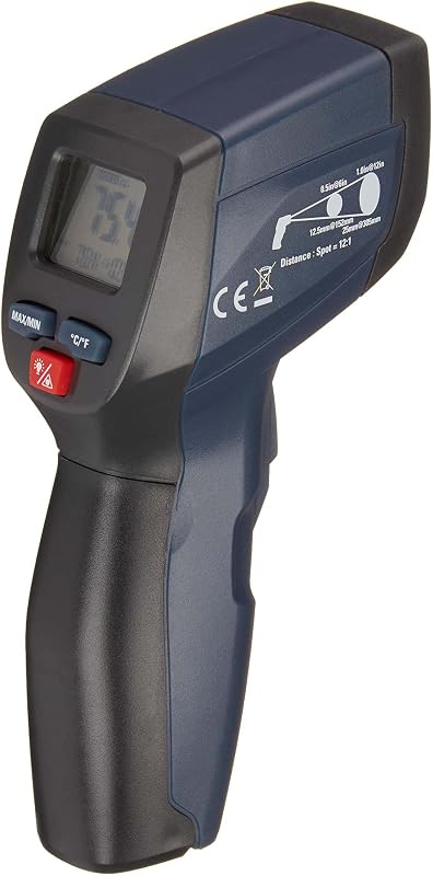 Heavy Duty Compact Infrared Thermometer, Schwarz