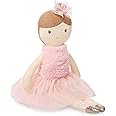 Bearington Collection Lil' Brunette Ballerina 16.5 In - Stuffed Ballerina Doll - Plush Toys for Girls