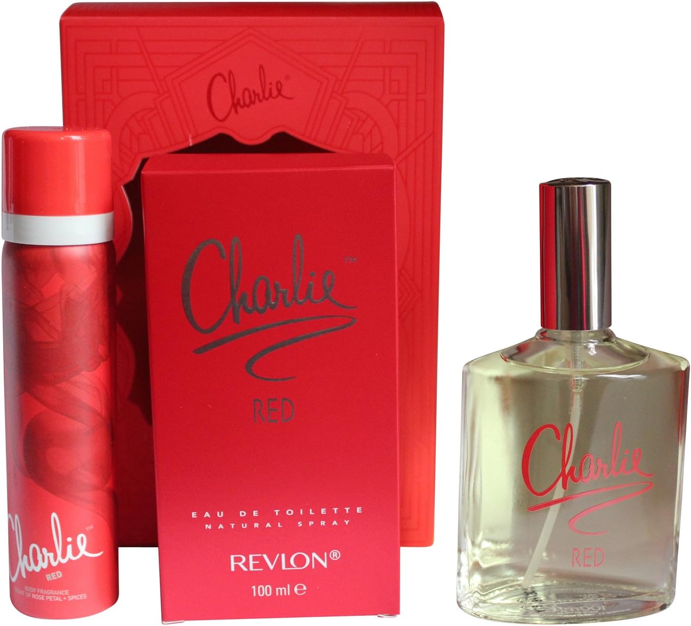 charlie red perfume gift set