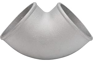 Acouto Universal Intercooler Turbo Tube 3.5in 90 Degree Elbow Tight Bend Pipe Cast Aluminum intercooler turbo elbow pipe univ