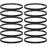 12 Pieces Thin Sports Elastic Headbands Elastic Sports Headbands Non-Slip Skinny Athletic Exercise Hair Bands Soft No Crease Hair Bands Sweatband for Women Men Yoga Workout Running Soccer,Football
