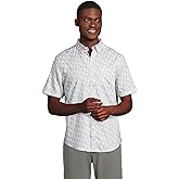 Johnston & Murphy Men's Short Sleeve Pelican Print Shirt