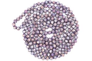 Sofia Janes Hand Knotted Faceted Beaded Necklace-Long Boho Crystal Wrap, Strand or Statement Necklace for Women 60” inch