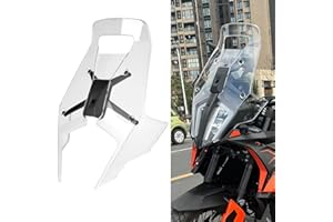 RUNNING PANTHER Windshield Deflectors for 390 790 890 ADV Adventure 2019-2022, Motorcycle Acrylic Front Wind Shield Air Defle