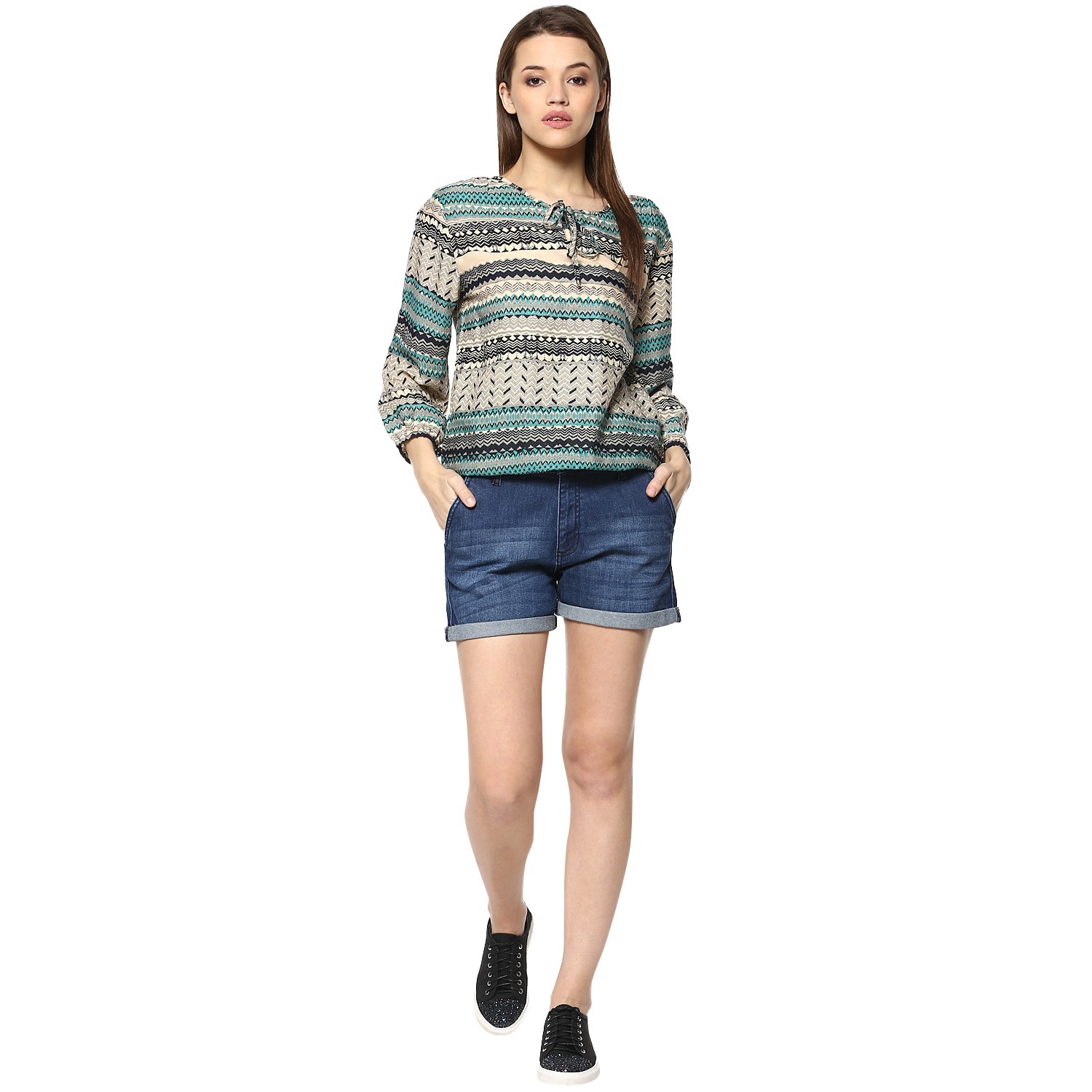 mayra women's rayon top