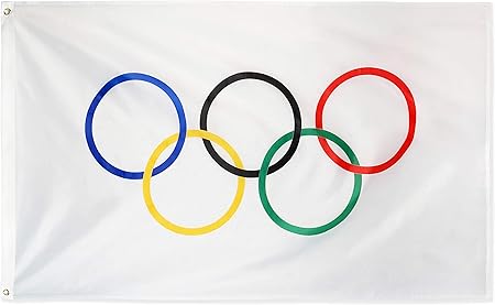 Amazon Com Danf Olympic Games 3x5 Foot Flag The Olympic Rings