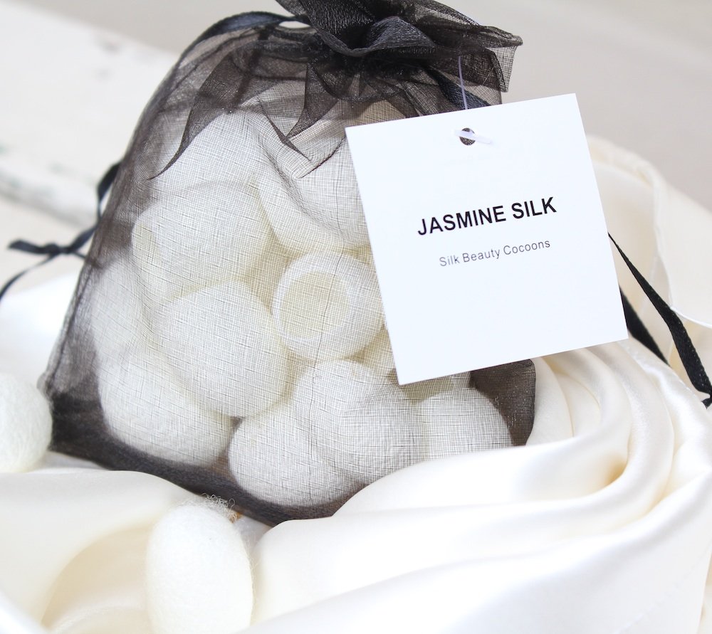 Jasmine Silk Pure Silk Beauty Cocoons Face Mask