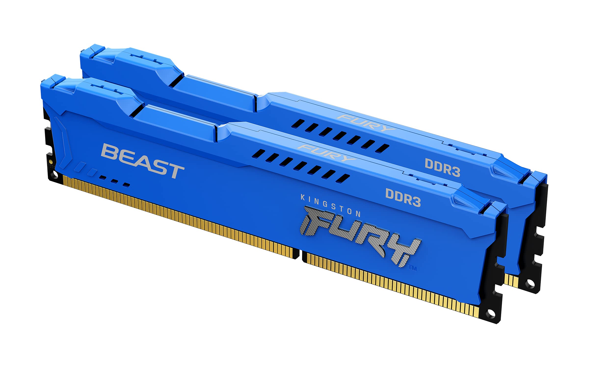 Kingston FURY Beast Blue 16 GB (2 x 8 GB) 1866MHz DDR3 CL10 Desktop Memory Kit of 2 KF318C10BK2/16