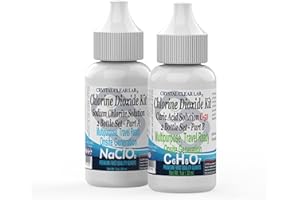CRYSTALCLEARLAB CHLORINE DIOXIDE Crystal Clear Lab Chlorine Dioxide - 2 Oz Citric Acid Solution in Distilled Water (2 Bottles)