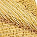Sweetbei J Womens Strapless Pleated Summer Sexy Bandeau Tube Crop Tops Stripe-Yellow M