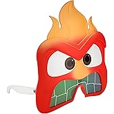 Sun-Staches Inside Out Anger Party Favors Costume Sunglasses | UV400, Protected Lenses, One Size Fits Most