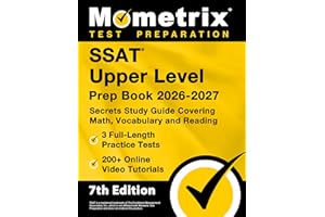 SSAT Upper Level Prep Book - Full-Length Practice Tests, 200+ Online Video Tutorials, Secrets Study Guide Covering Math, Voca