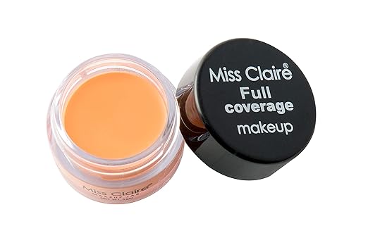 Miss Claire Full Coverage Makeup + Concealer #12, Orange, 6 g