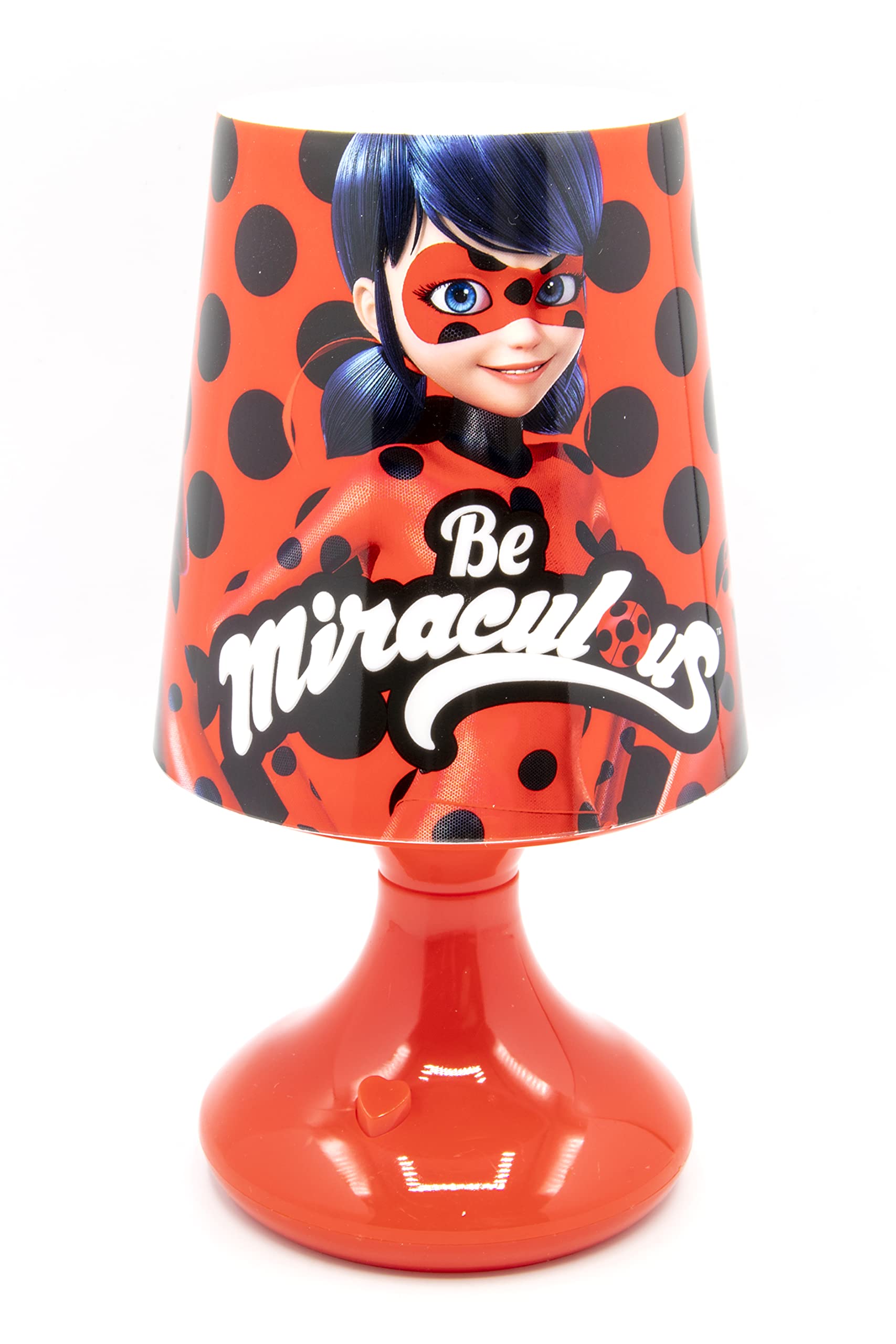 Joytoy 65971 Ladybug LED Mini Lampshade 7 x 18 cm Battery Operated in Gift Box Red