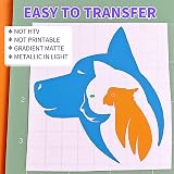 Lya Vinyl 14 Pack Permanent Vinyl Sheets 14 Glossy Colors for Cricut Silhouette view 6