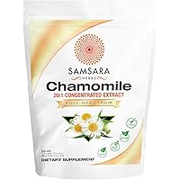 Chamomile Extract Powder - 20:1 Concentrated Extract - (4oz / 114g) Non - GMO, POTENT, HIGHLY CONCENTRATED